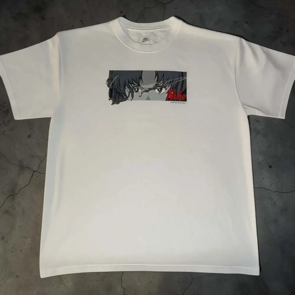 Nike Anime Graphic T-Shirt White Mens Large